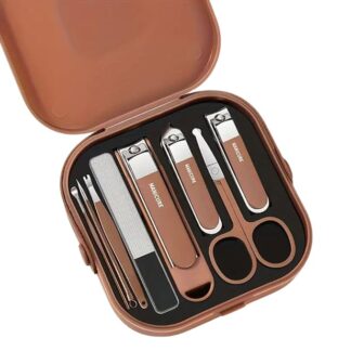 Mini Manicure طقم 8 قطع – Compact Nail Clipper طقم for Travel و Home