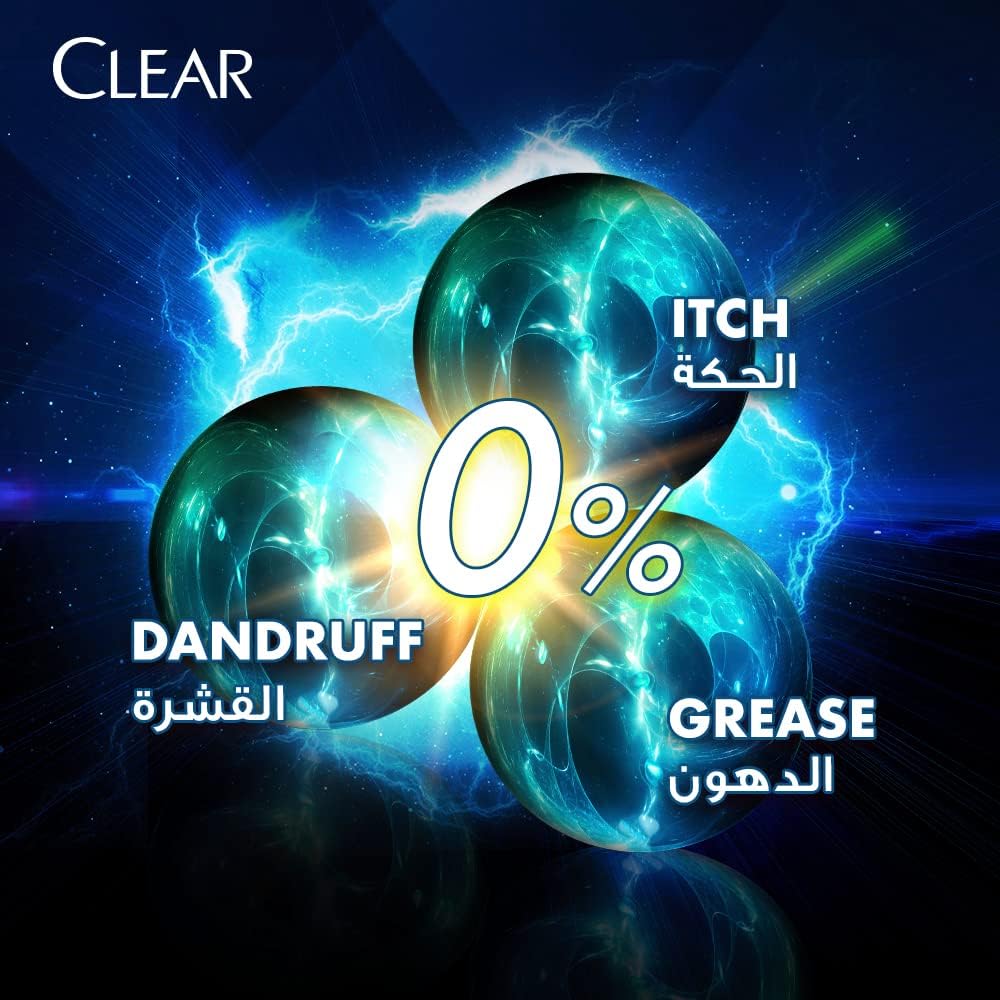 Clear Mens Antidandruff شامبو Hair Fall Defense 180مل - الصورة 3