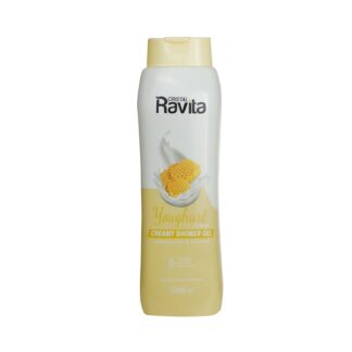 Ravita creamy جل استحمام youghurt و عسل 1L