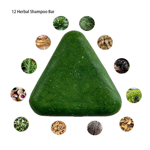 Nature Seven أخضر Hair صابون مع 12 Natural Extracts - الصورة 6