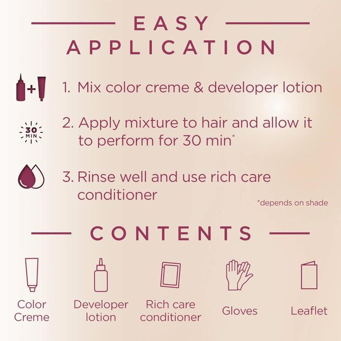 باليت Intensive صبغة شعر كريم 4-60 Lustrous Medium بني - الصورة 4