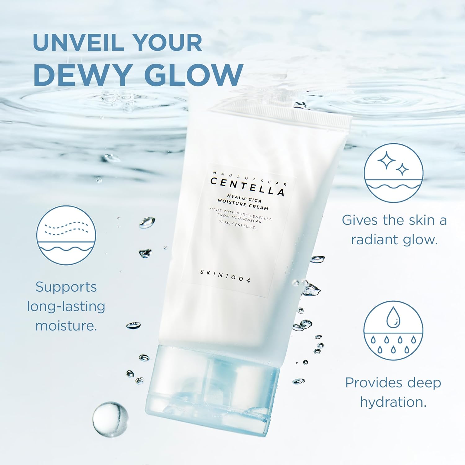 SKIN1004 Madagascar Centella Hyalu-Cica Moisture كريم 75مل - الصورة 8