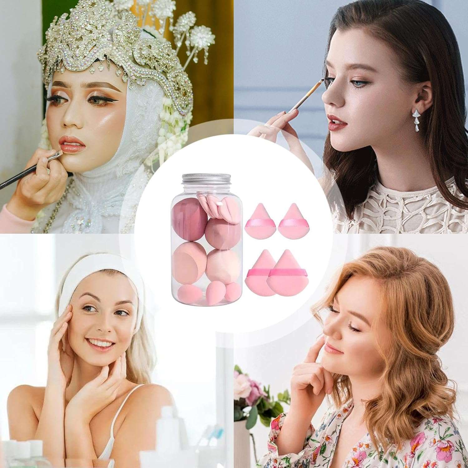 شي إن إسفنجة مكياج Blender Mini Makeup Sponges 15قطع - الصورة 9