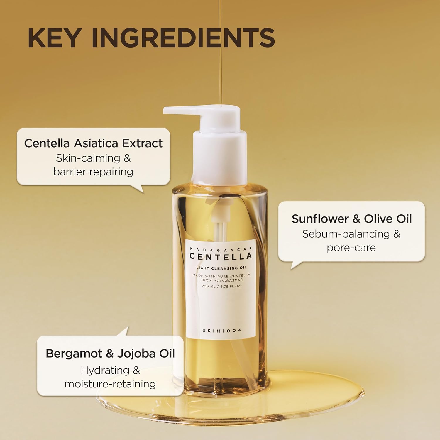 SKIN1004 Madagascar Centella Light منظف زيت 200مل - الصورة 3