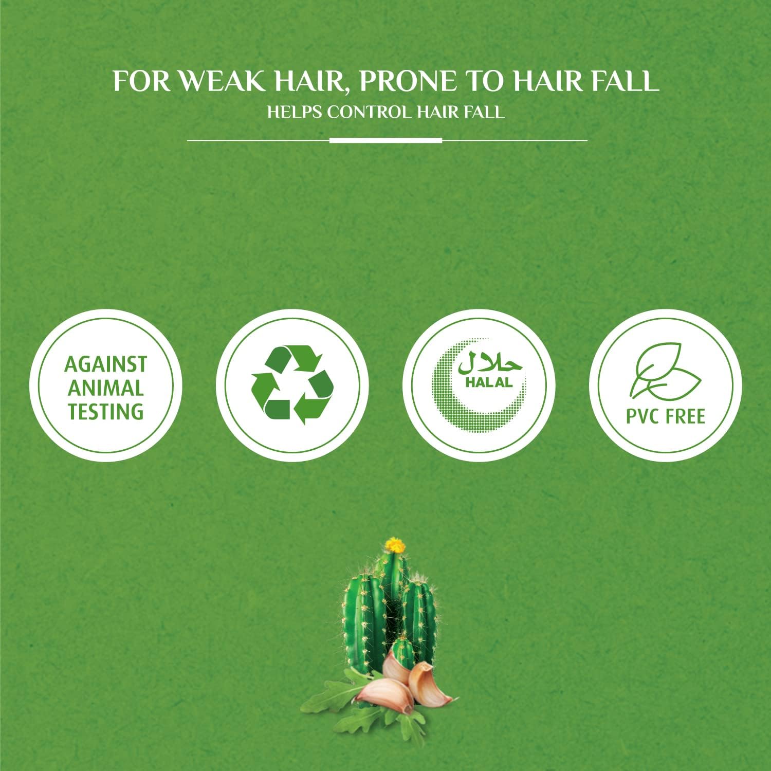 Vatika Naturals Hair Fall Control شامبو 180مل - الصورة 3