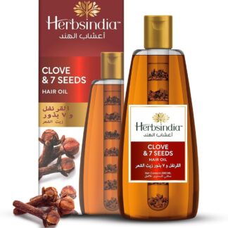 Herbsindia زيت شعر مع Cloves و 7 Seeds 280مل