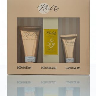  mood Khaliji 3-Pcs Hand Cream Body Splash and Lotion Set