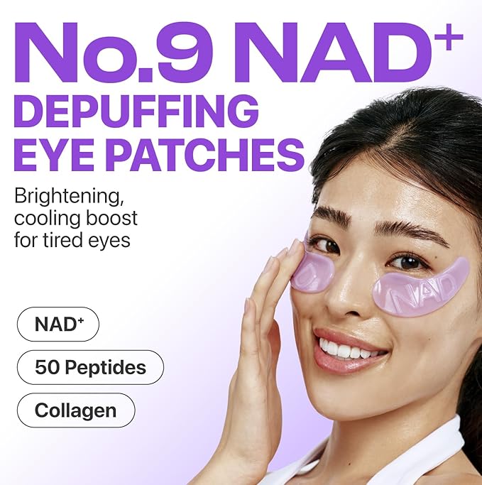 نامبوزين NMN كولاجين Under Eye Patches مع 50 Peptides - الصورة 2
