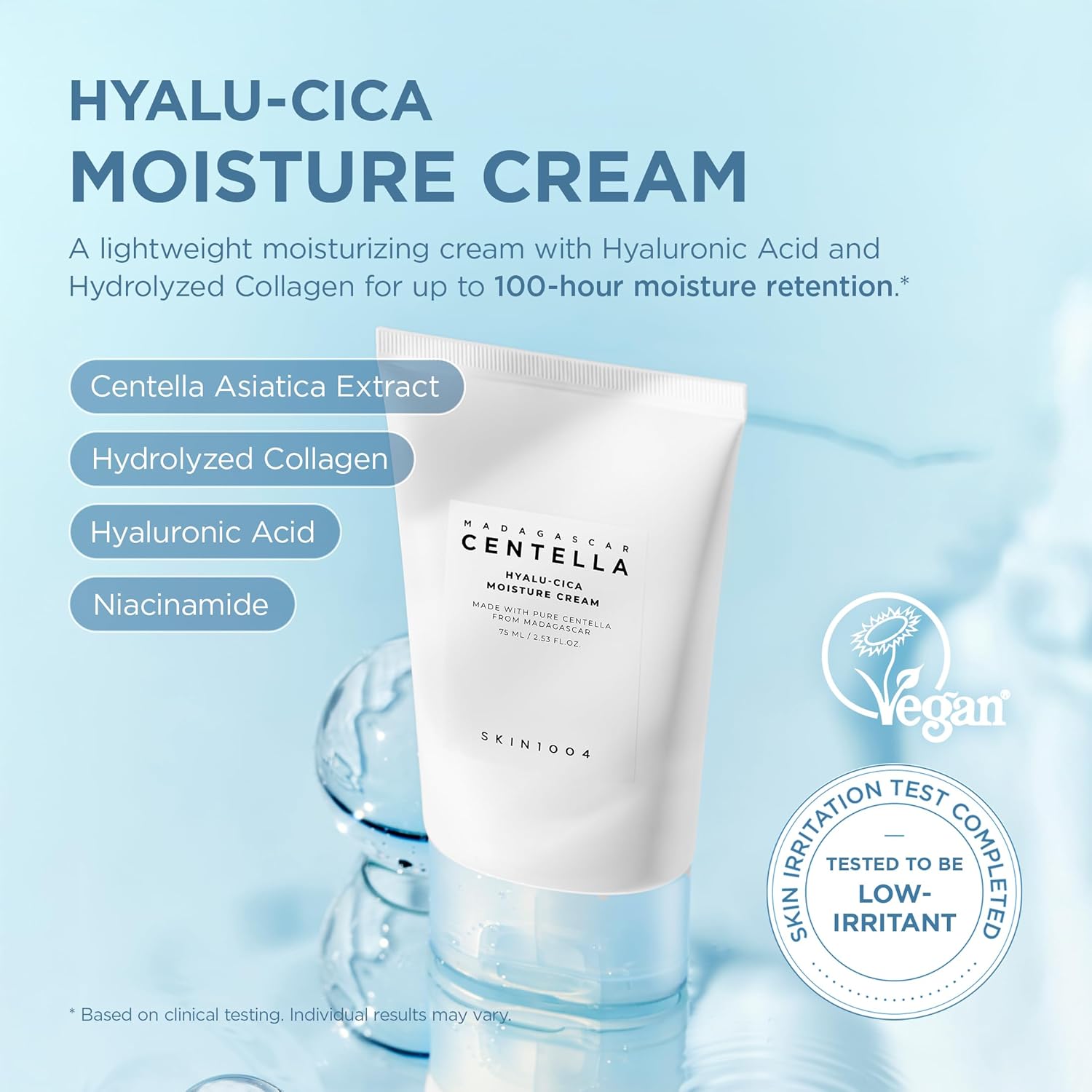 SKIN1004 Madagascar Centella Hyalu-Cica Moisture كريم 75مل - الصورة 6