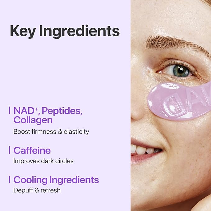 نامبوزين NMN كولاجين Under Eye Patches مع 50 Peptides - الصورة 3