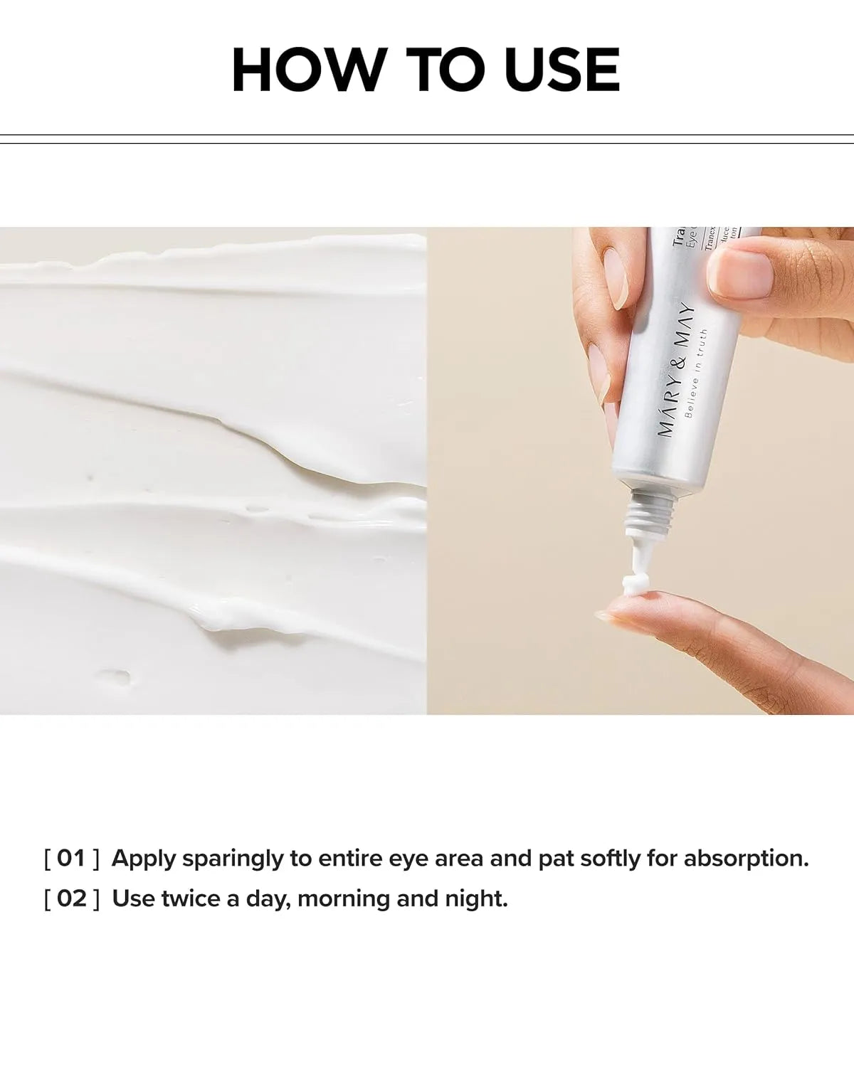 Mary و May Tranexamic Acid + Glutathione كريم عين 30 g - الصورة 17