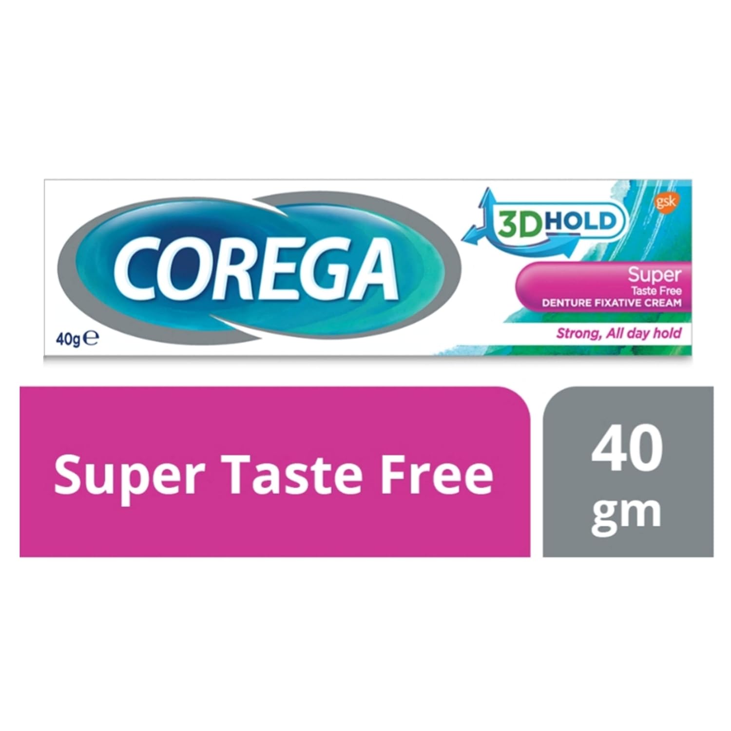 Corega Super Denture Fixative Paste 40g - الصورة 3