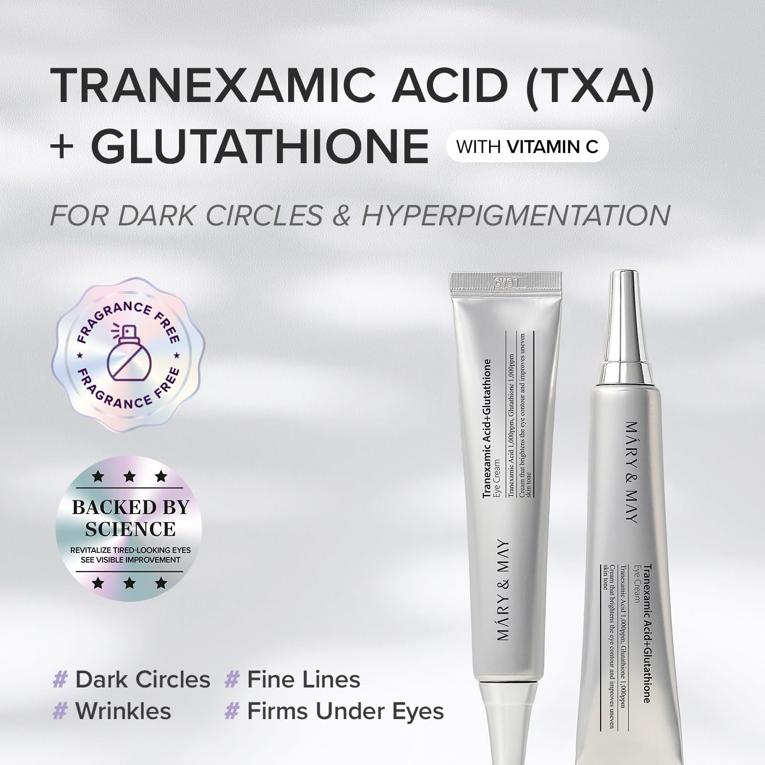 Mary و May Tranexamic Acid + Glutathione كريم عين 30 g - الصورة 18