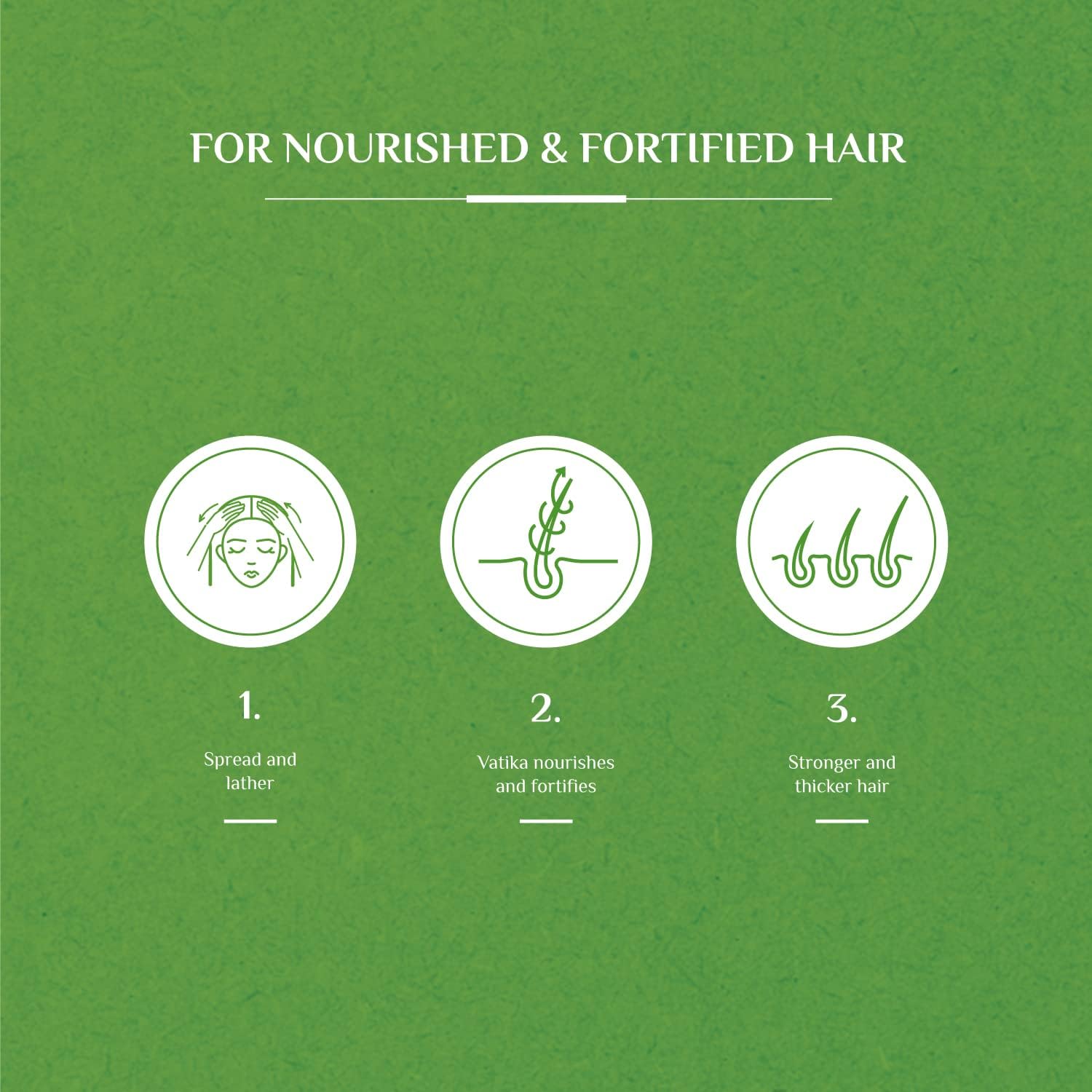 Vatika Naturals Hair Fall Control شامبو 180مل - الصورة 2