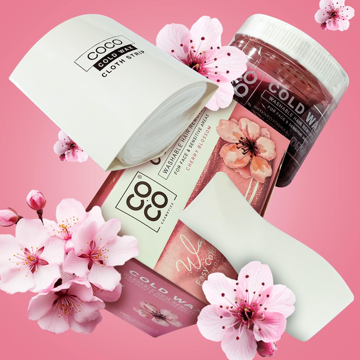 COCO Cold Wax 250 جم Cherry Blossom 250g - الصورة 5