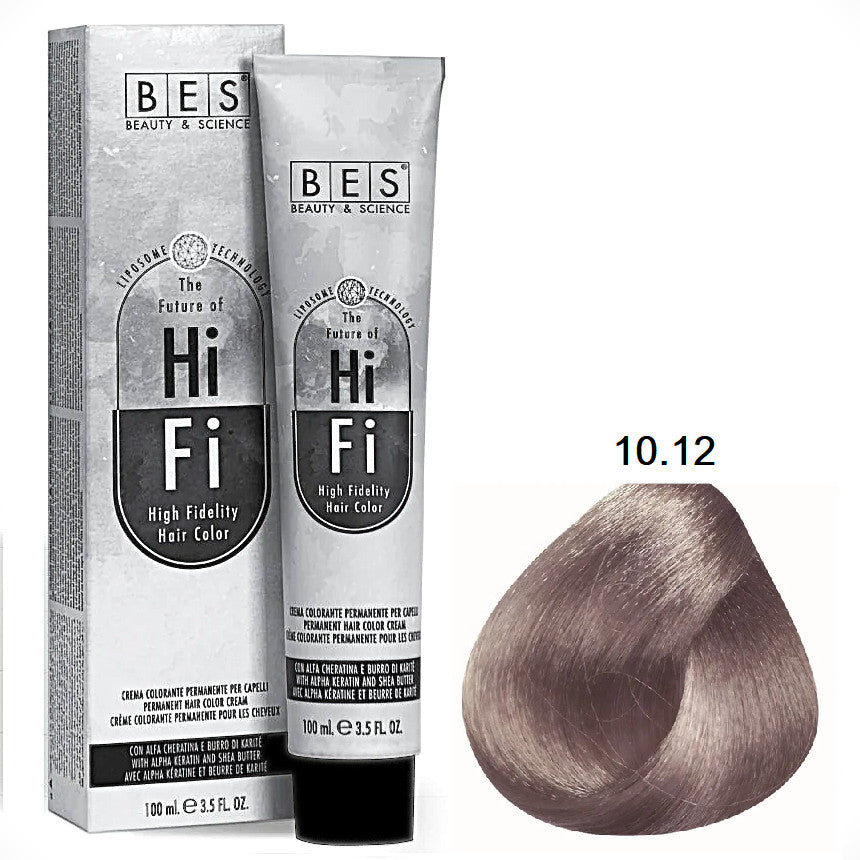 BES Hi-Fi صبغة شعر 10.12 100مل