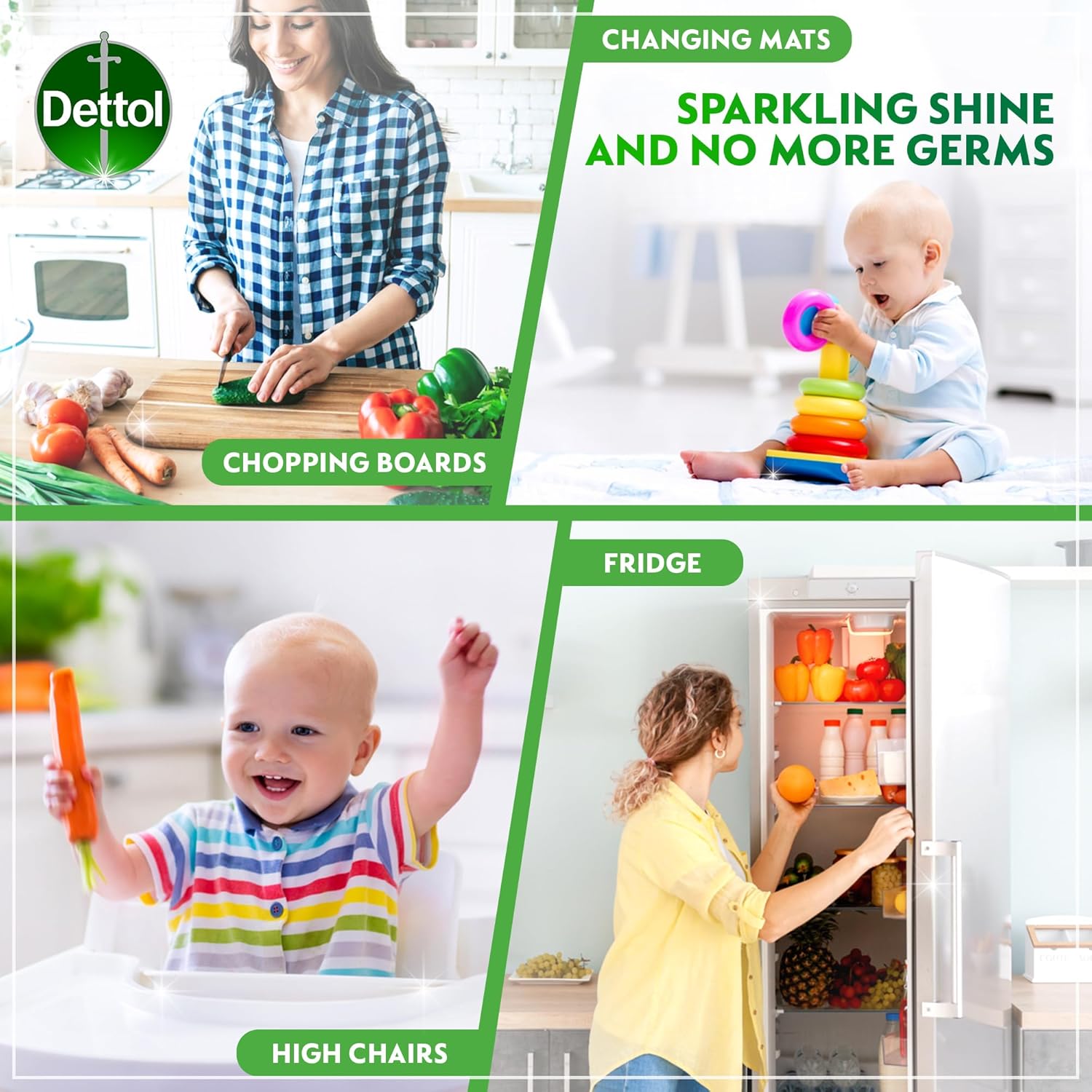 Dettol Original Anti-Bacterial Surface Disinfectant سائل Trigger 500مل - الصورة 2