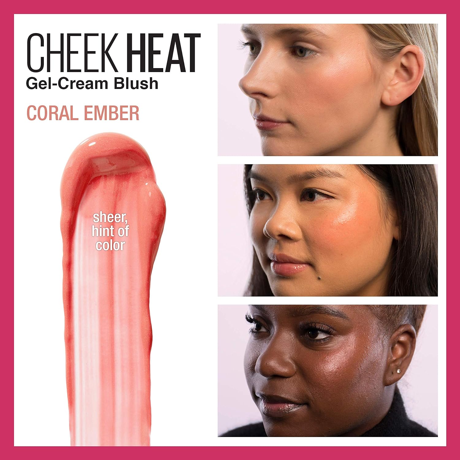 ميبلين cheek heat جل كريم بلاشر - الصورة 5