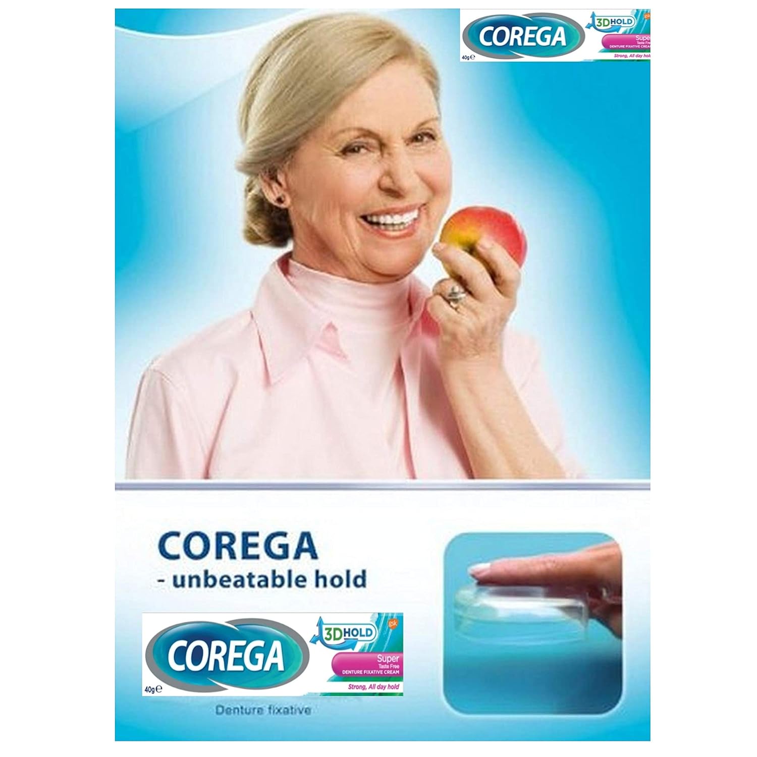 Corega Super Denture Fixative Paste 40g - الصورة 2