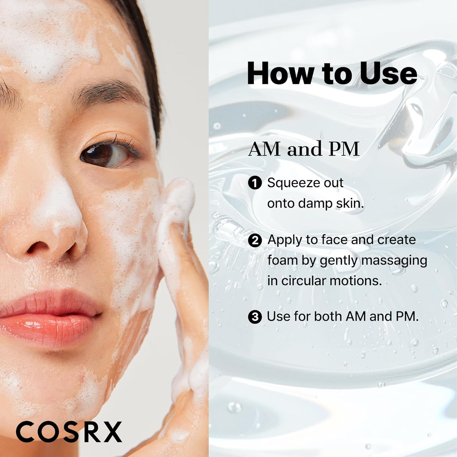 Cosrx Low Ph Good Morning جل غسول 150مل - الصورة 5