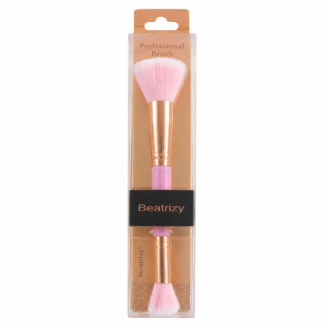 Beatrizy Professional Double-Ended فرشاة مكياج – وردي