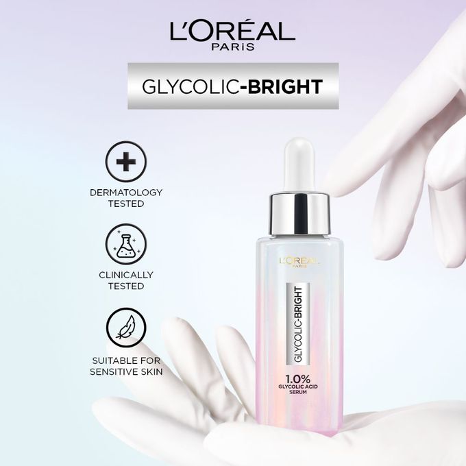 لوريال Paris Glycolic Bright Glowing سيروم 30مل - الصورة 9