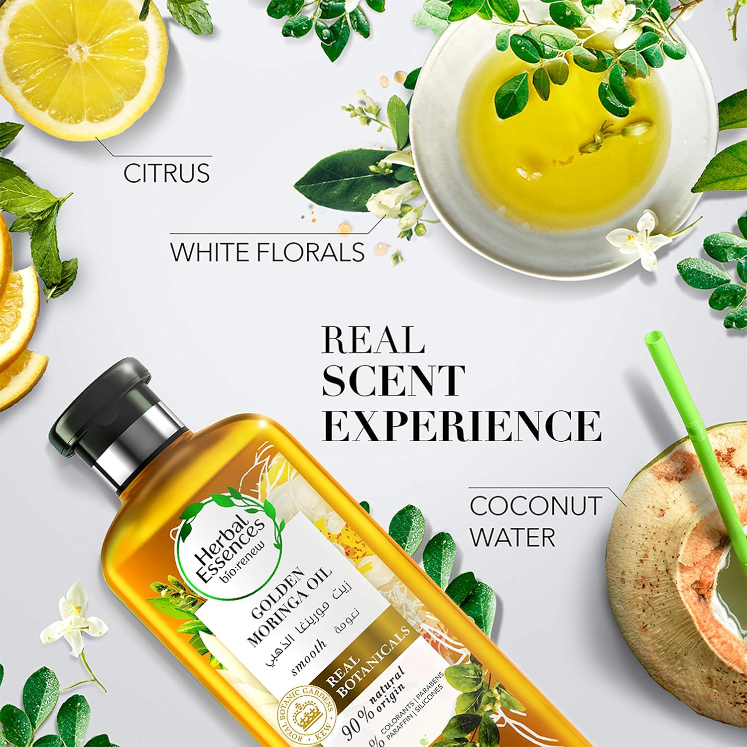 Herbal Essences Biorenew Golden Moringa زيت شامبو 400 مل - الصورة 3