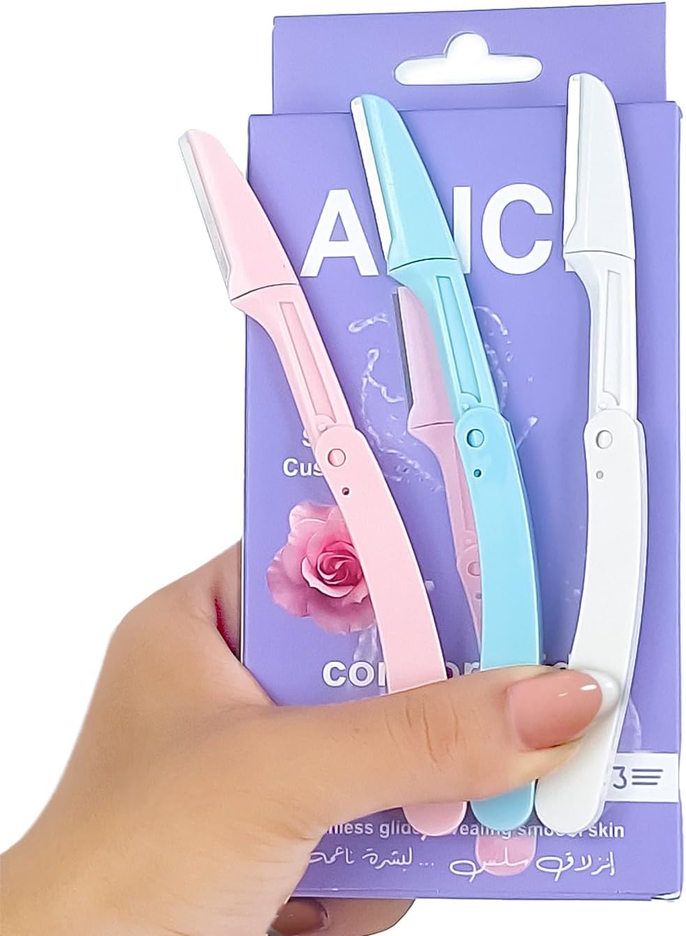 ALICE BEAUTY EYEBROW TRIMMER 3 قطع
