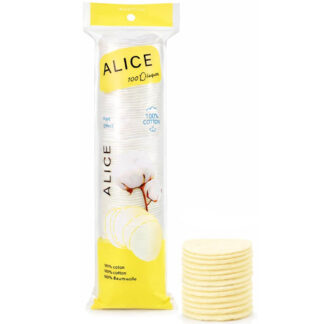 Alice مزيل مكياج قطن تنظيف 100قطع