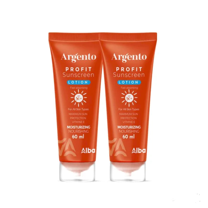 Argento Profit Sun Block لوشن 60مل 1+1 Offer
