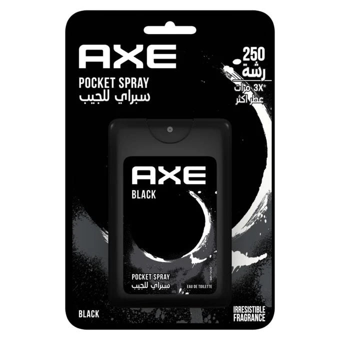 Axe أسود Pocket بخاخ للرجال