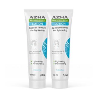 Azha تفتيح لوشن جسم 100 مل 1+1
