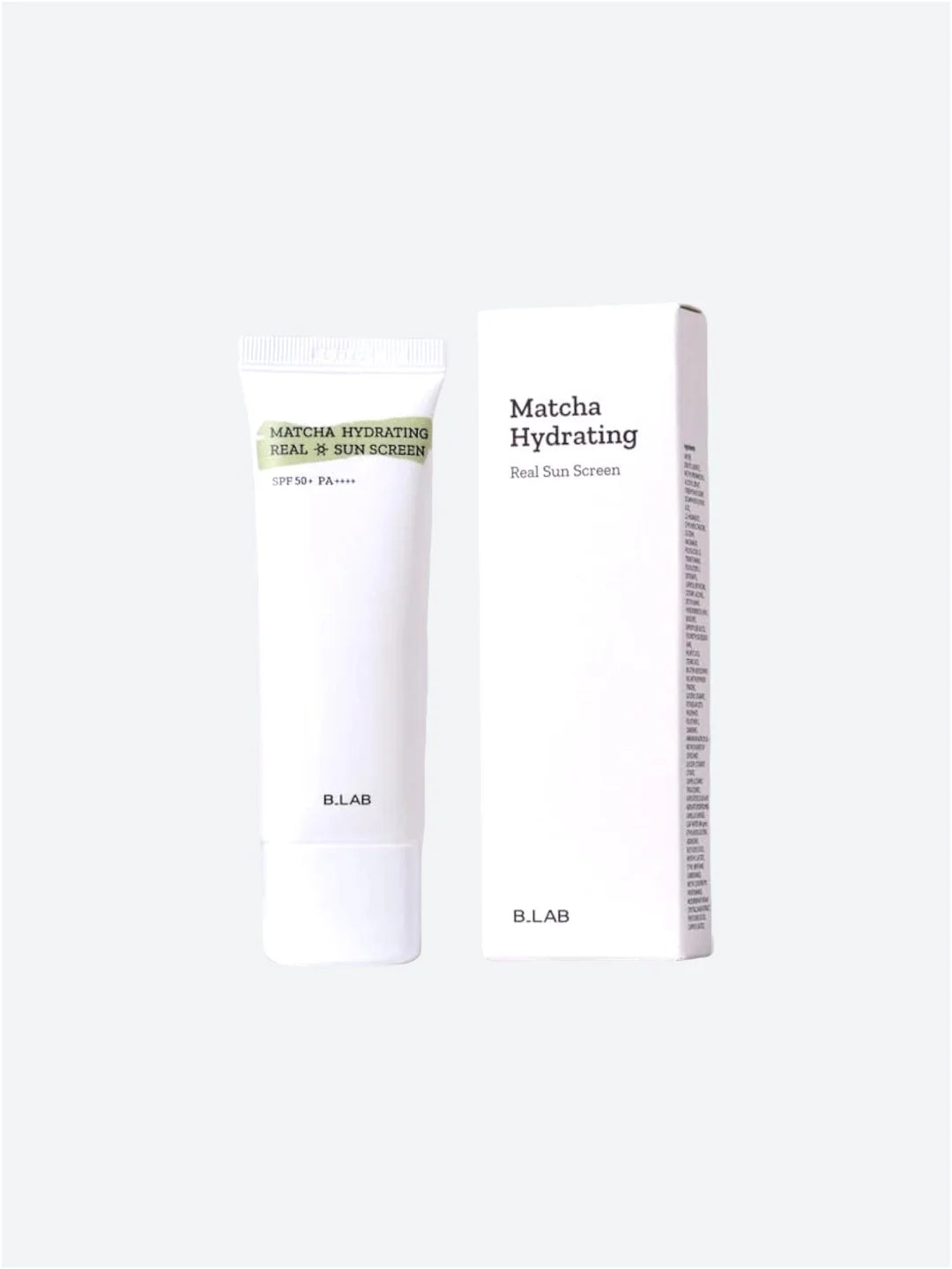 B.LAB Matcha Hydrating Real واقي شمس 50مل