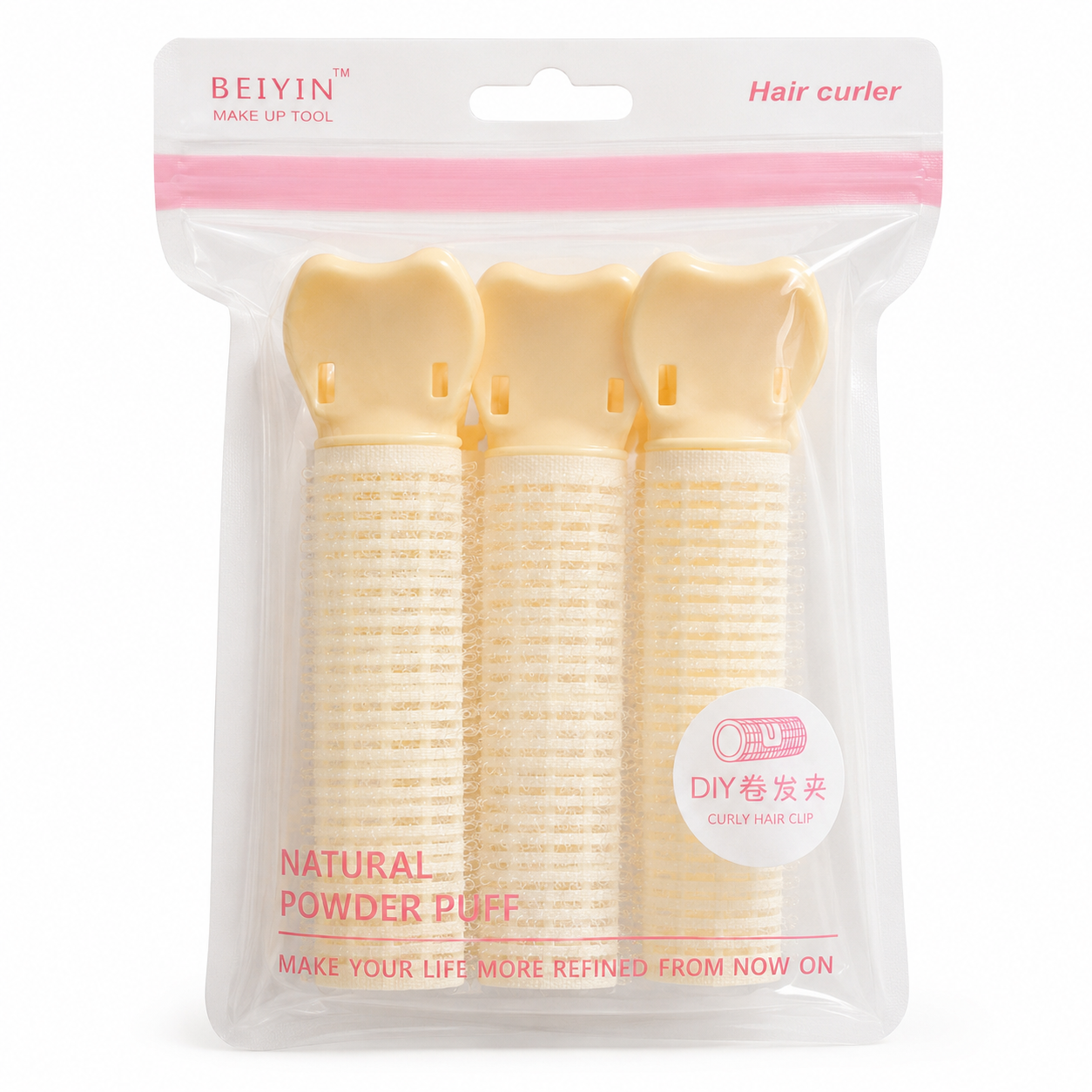 BEIYIN 3 قطع Volumizing Hair Roller Clips