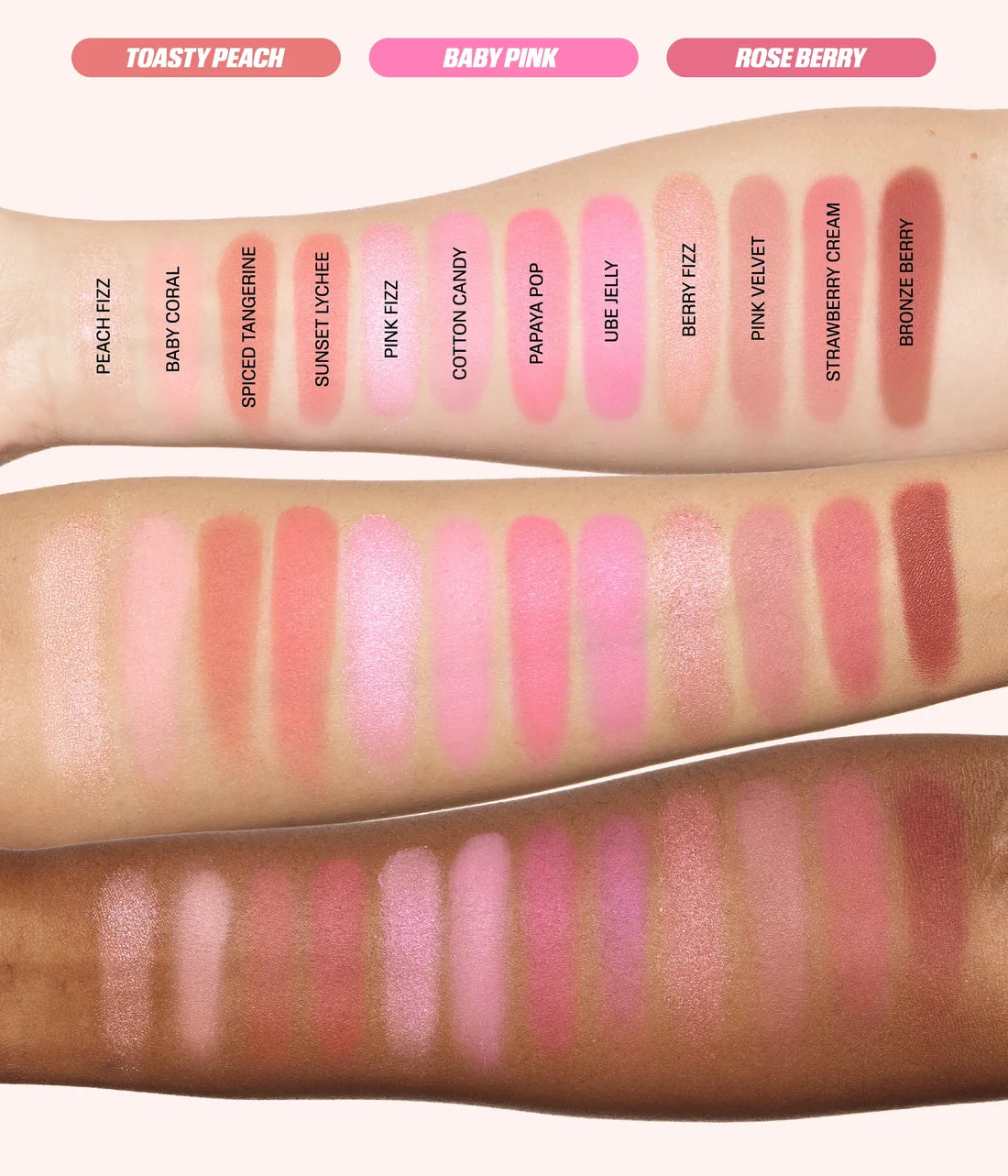 هدى بيوتي بلاشر Filter Blurring Blushlighters باليت - الصورة 4