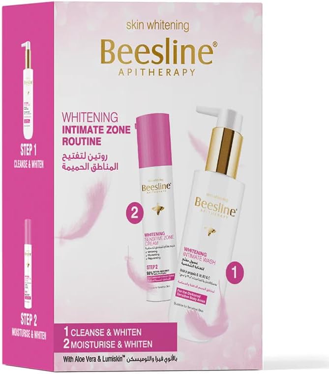 بيزلين تفتيح Sensitive Zone كريم 50 مل و Wash Zone Routine 200 مل