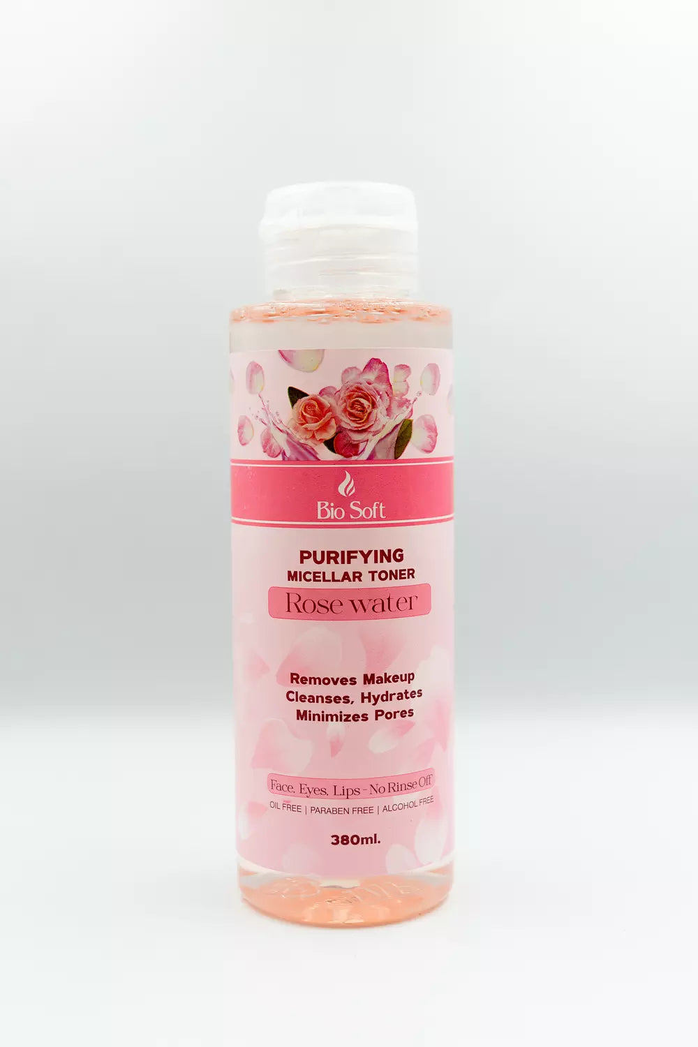 Bio soft Purifying Micellar تونر مع Rose 380مل
