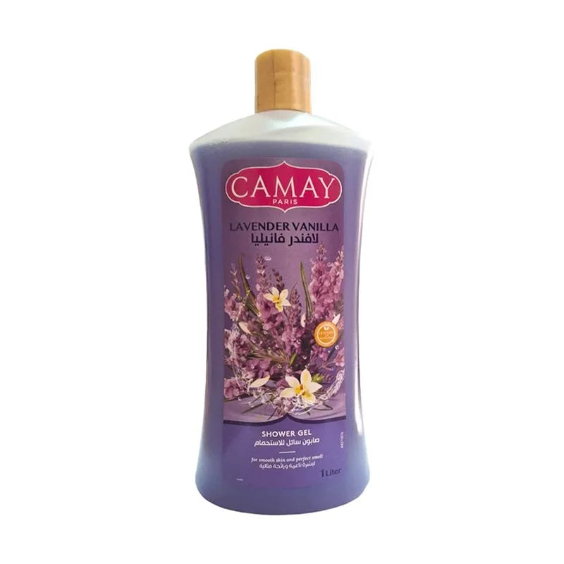 Camay لافندر فانيليا جل استحمام 1L