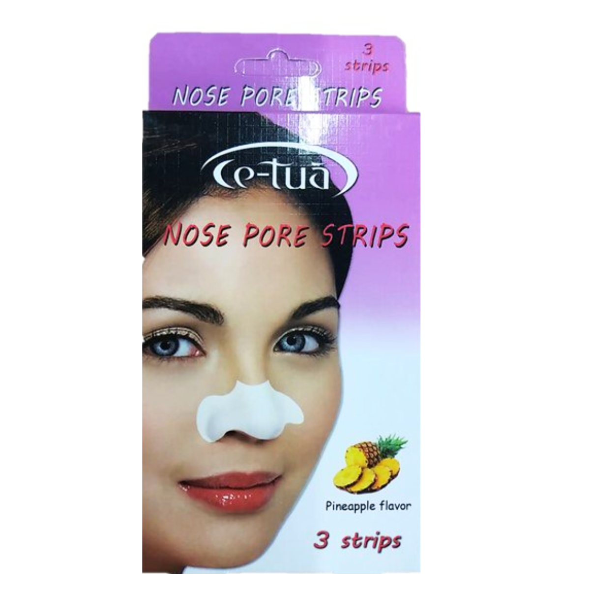 Ce-tua Nose Pore Strips Pineapple Flavor - 3 Strips