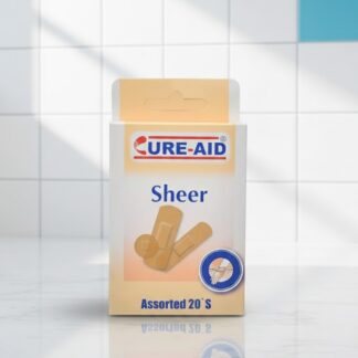 Cure aid sheer 20-قطع 4 packs
