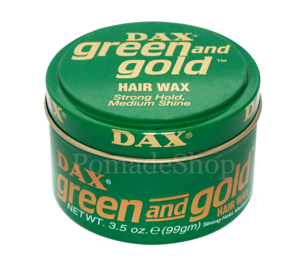 Dax أخضر و ذهبي Hair Wax 99g