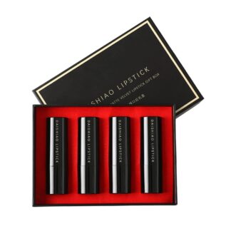 Daishiao أحمر شفاه 4قطع Long Lasting مقاوم للماء أحمر شفاه طقم