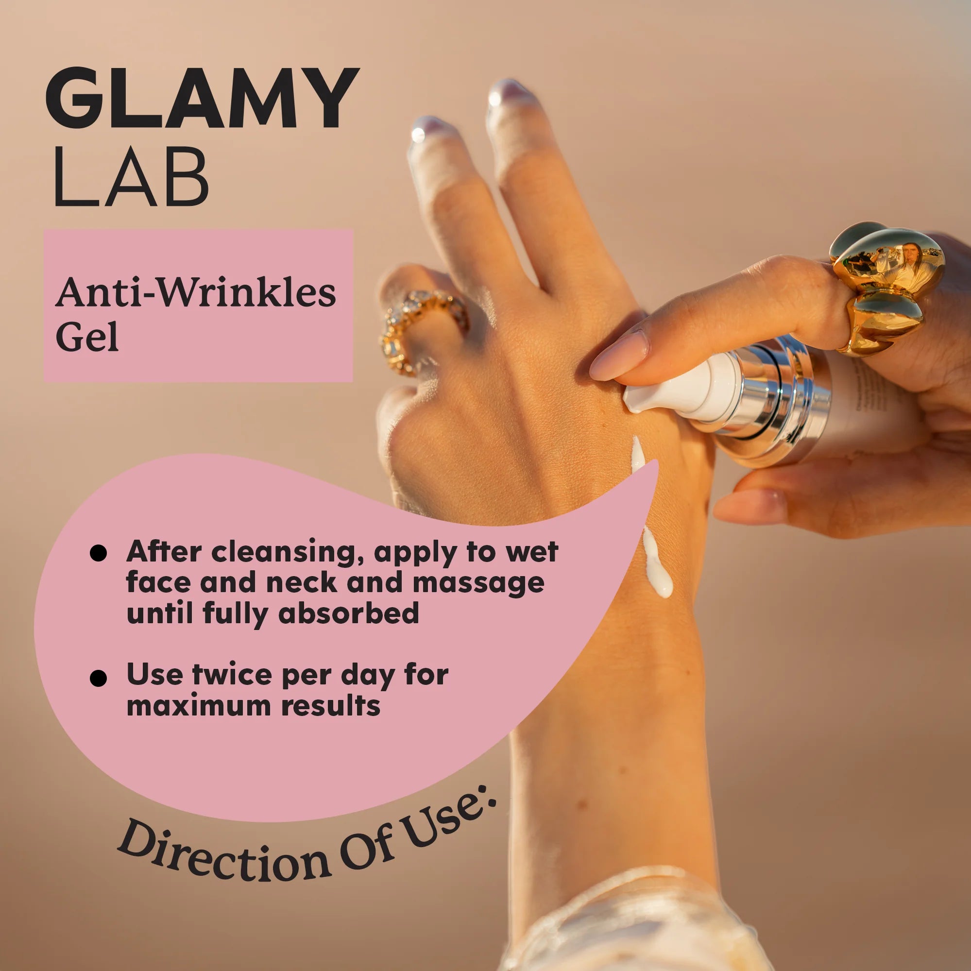 GLAMY LAB AntiWrinkles جل 50 جم - الصورة 3