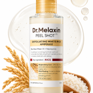 Dr. Melaxin Peel Shot Exfoliating أبيض Rice Ampoule 80مل
