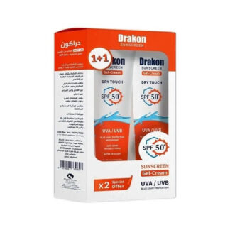 Drakon واقي شمس جل-كريم SPF 50 1+1