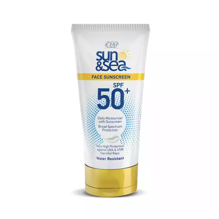 إيفا Sun و Sea Face واقي شمس 40 مل Spf 50 Daily مرطب