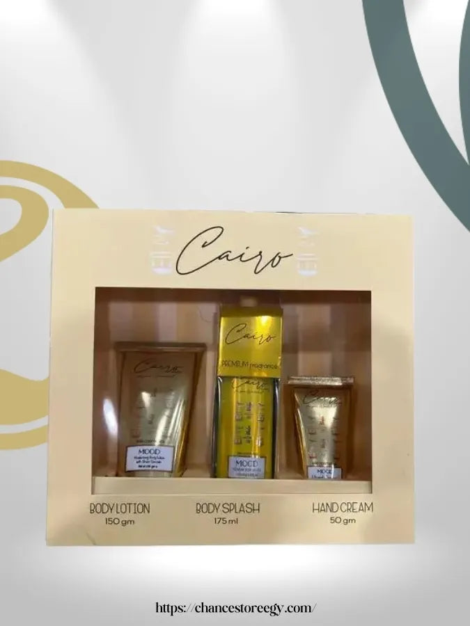  mood Cairo 3-Pcs Hand Cream Body Splash and Lotion Set - الصورة 2