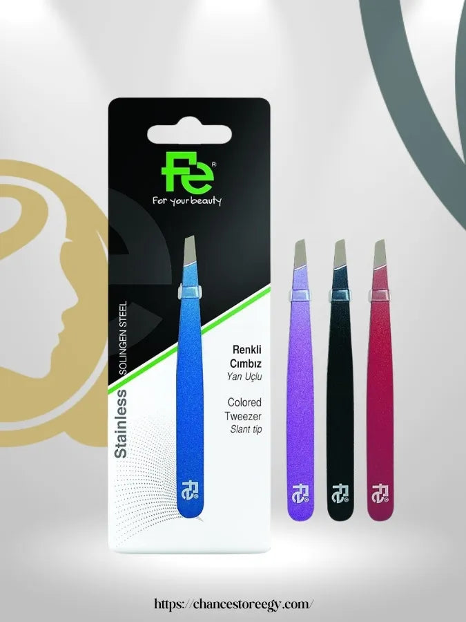 Fe color ملقاط slant tip 032 - الصورة 2