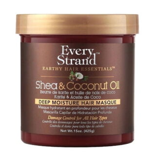 Every Strand Shea و جوز الهند زيت Deep Moisture Hair Masque 425g
