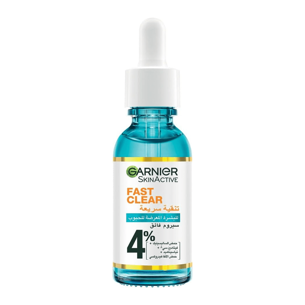 غارنييه Fast Clear Booster سيروم مع حمض الساليسيليك 30مل